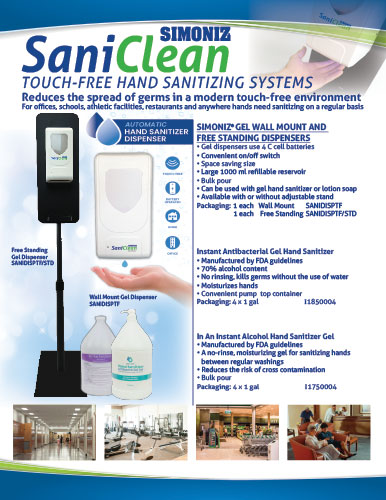 SaniClean Dispenser Flyer